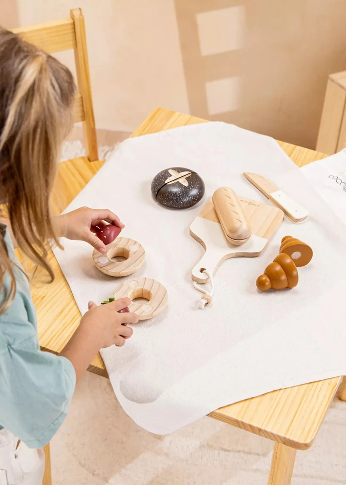 Coco Village Wooden bakery playset — Basket - Image 15