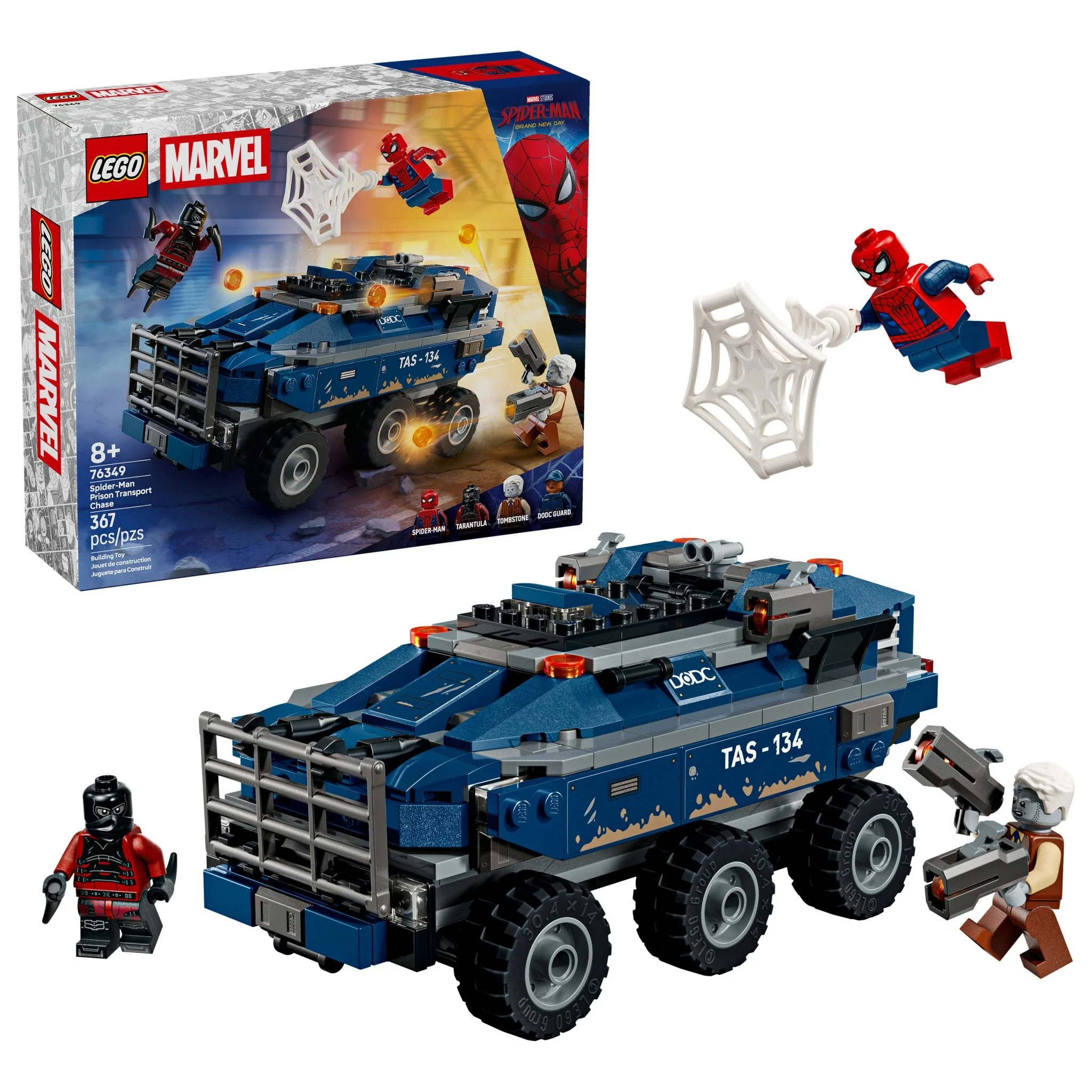 LEGO® Marvel Spider-Man Prison Transport Chase 76349 — Toy