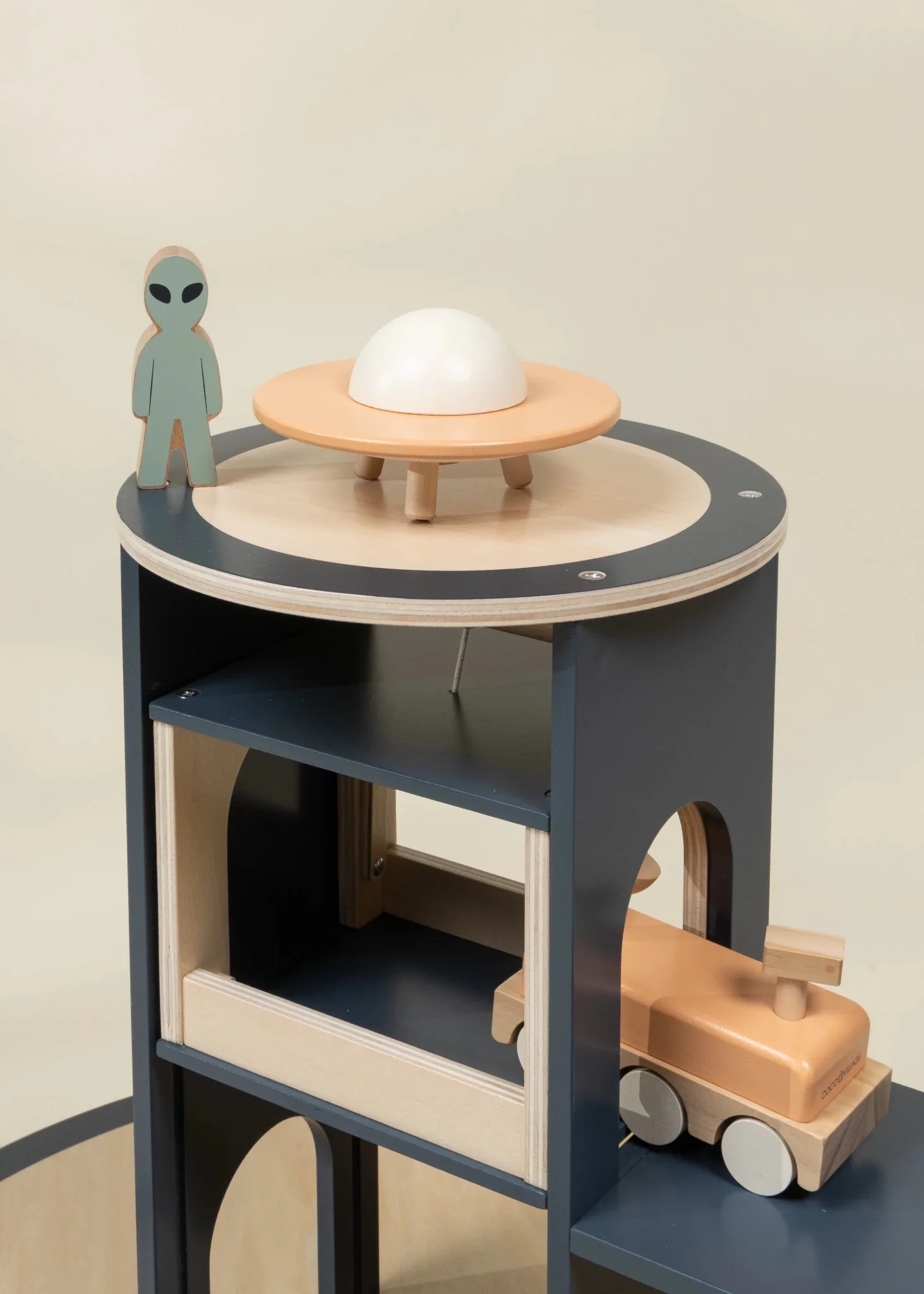 Coco Village Oversized Wooden Space Station Playset — Can - Image 3