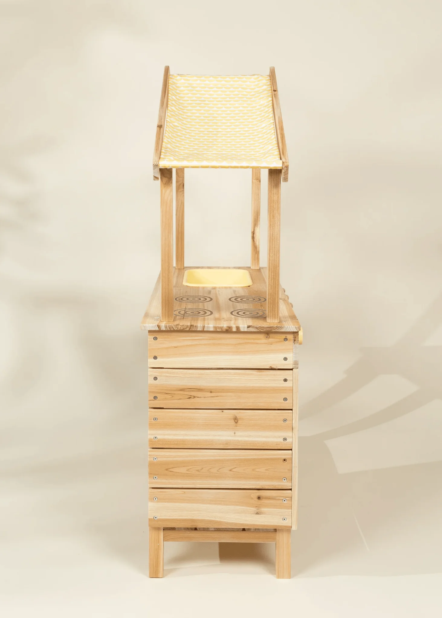 Coco Village Wooden Outdoor Play Kitchen — Pan - Image 3