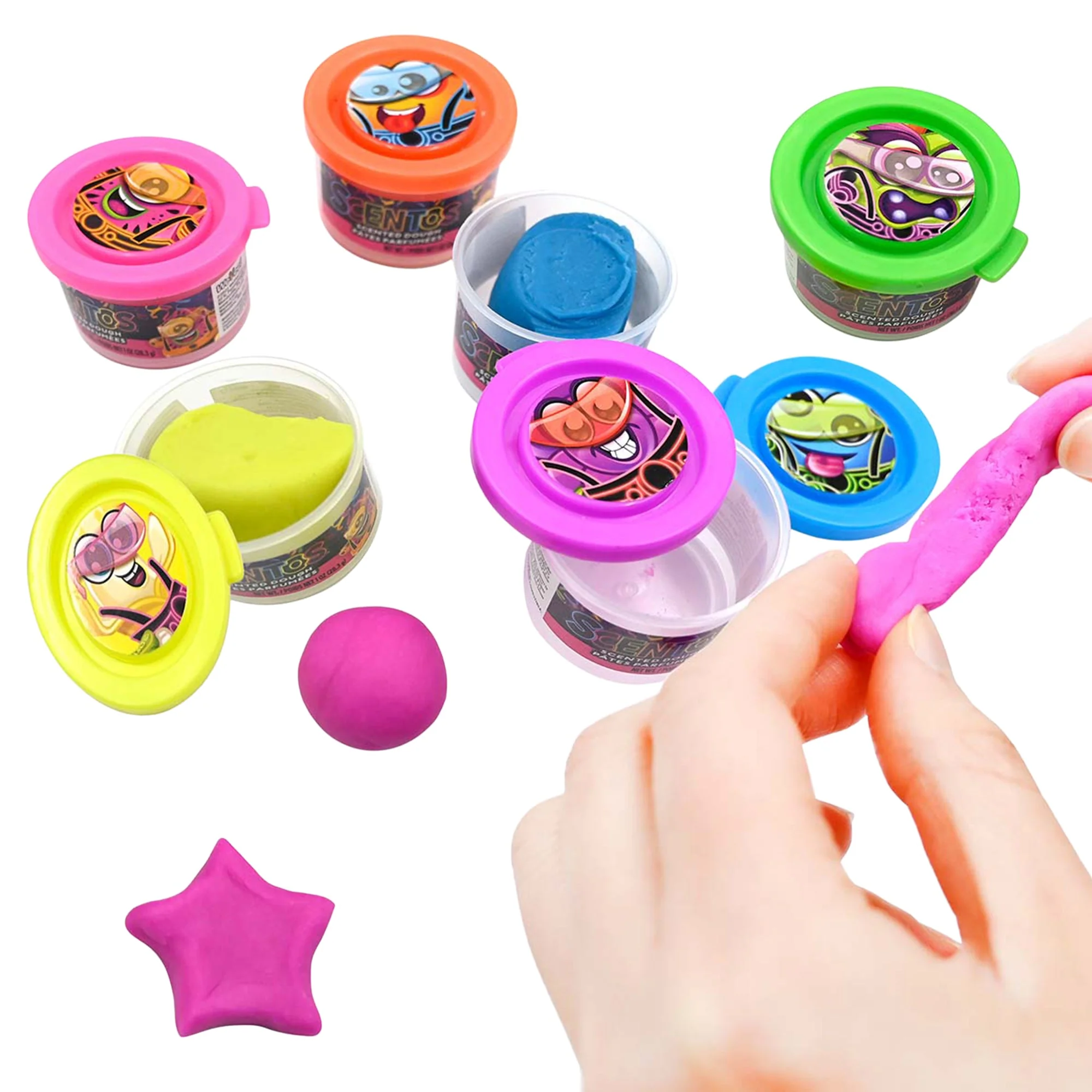 Scentos - Scented Neon Party Pack - Dough — Art - Image 4