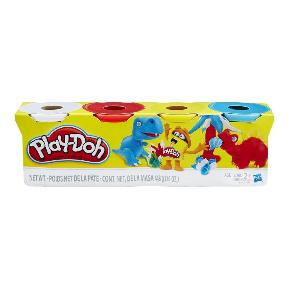 Play-Doh 4 Colour Pack Assorted — Art