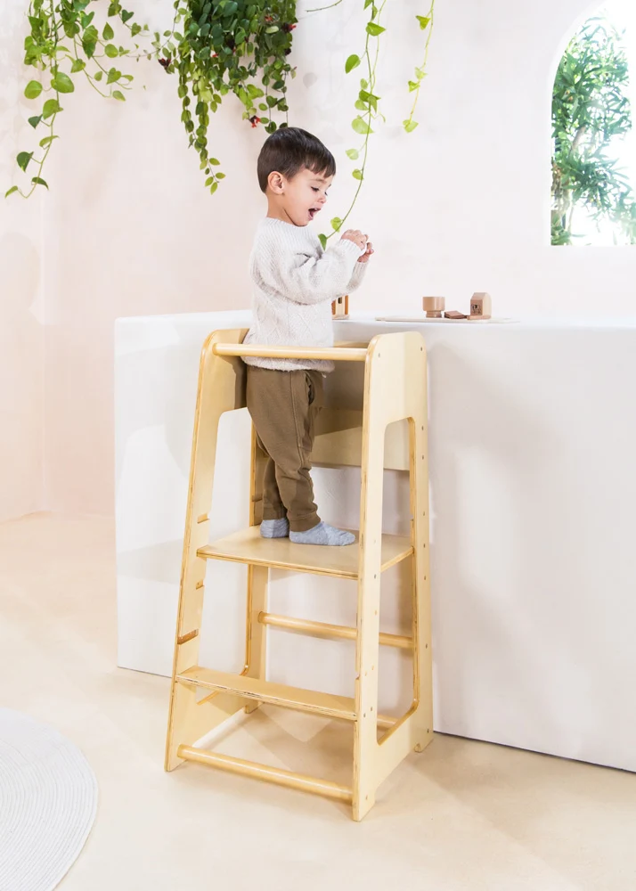 Coco Village Educational Tower - Natural Wood — Can - Image 21