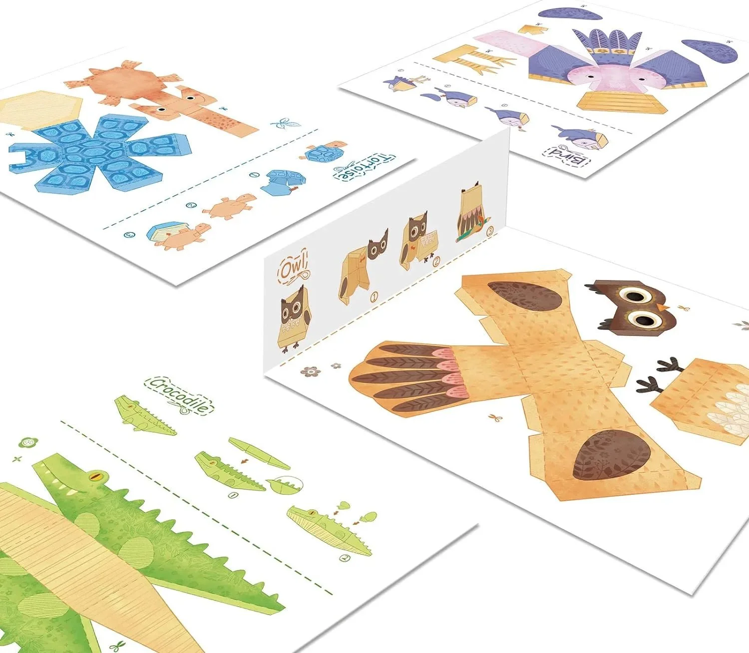 Mideer Origami Kit for Kids – 3D Animals — Art - Image 2