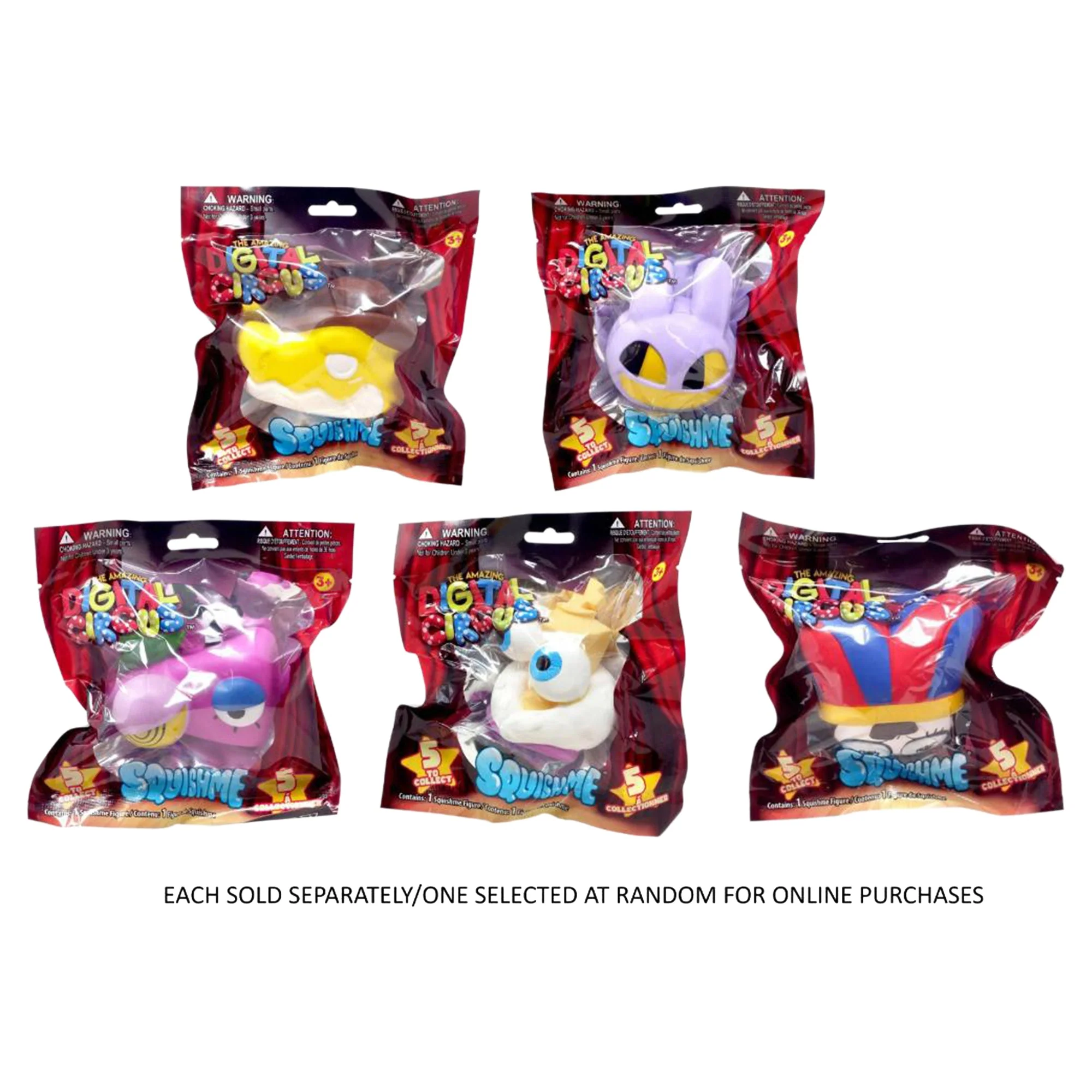 Amazing Digital Circus Squishies — Bag