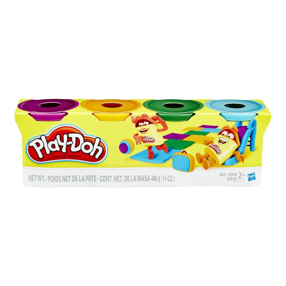 Play-Doh 4 Colour Pack Assorted — Art - Image 7