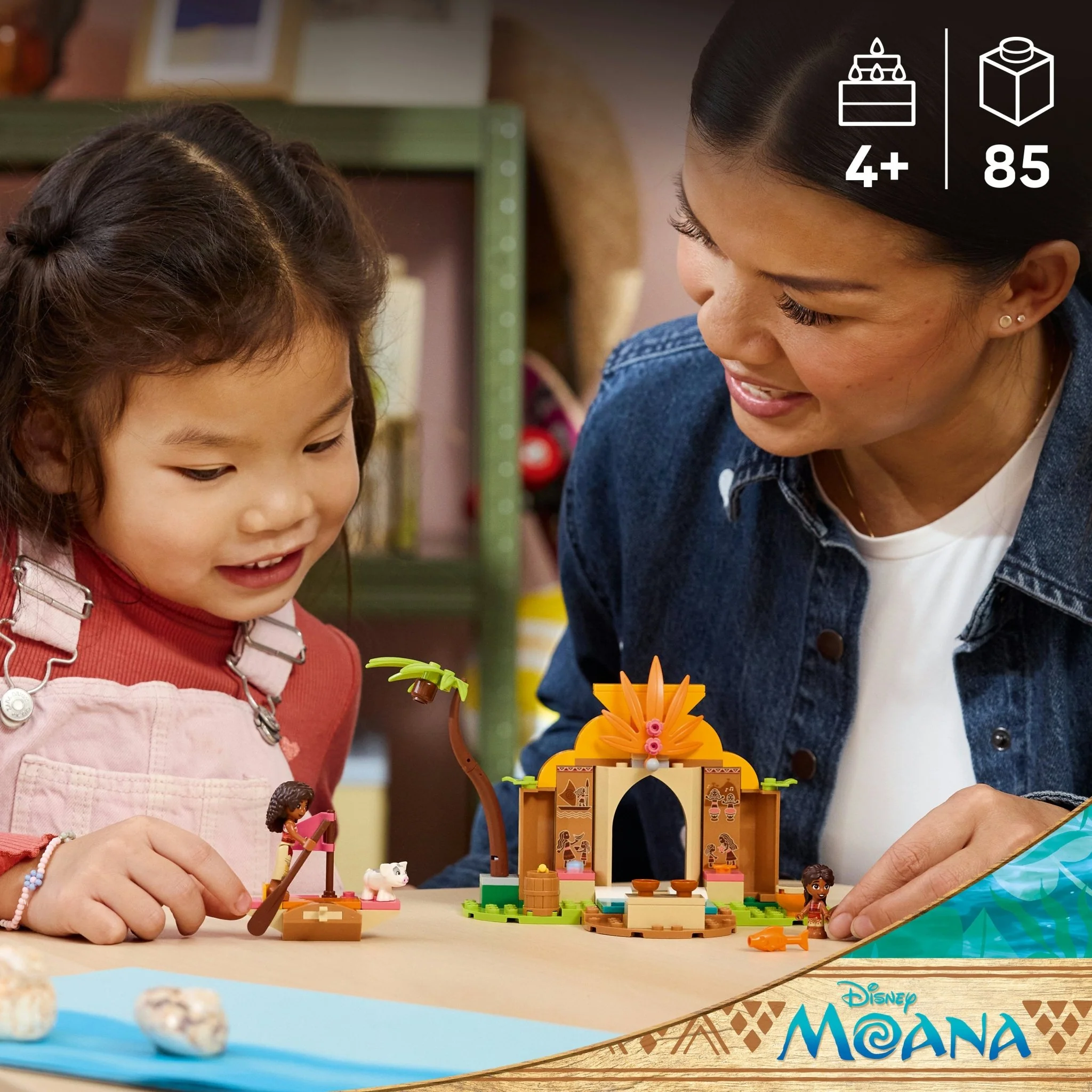 LEGO® Disney Princess LEGO® Disney Moana Village House & Boat 43282 — Toy - Image 2