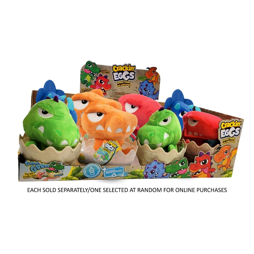 Crakin' Eggs Mini Grumble Dino Assorted — Plush