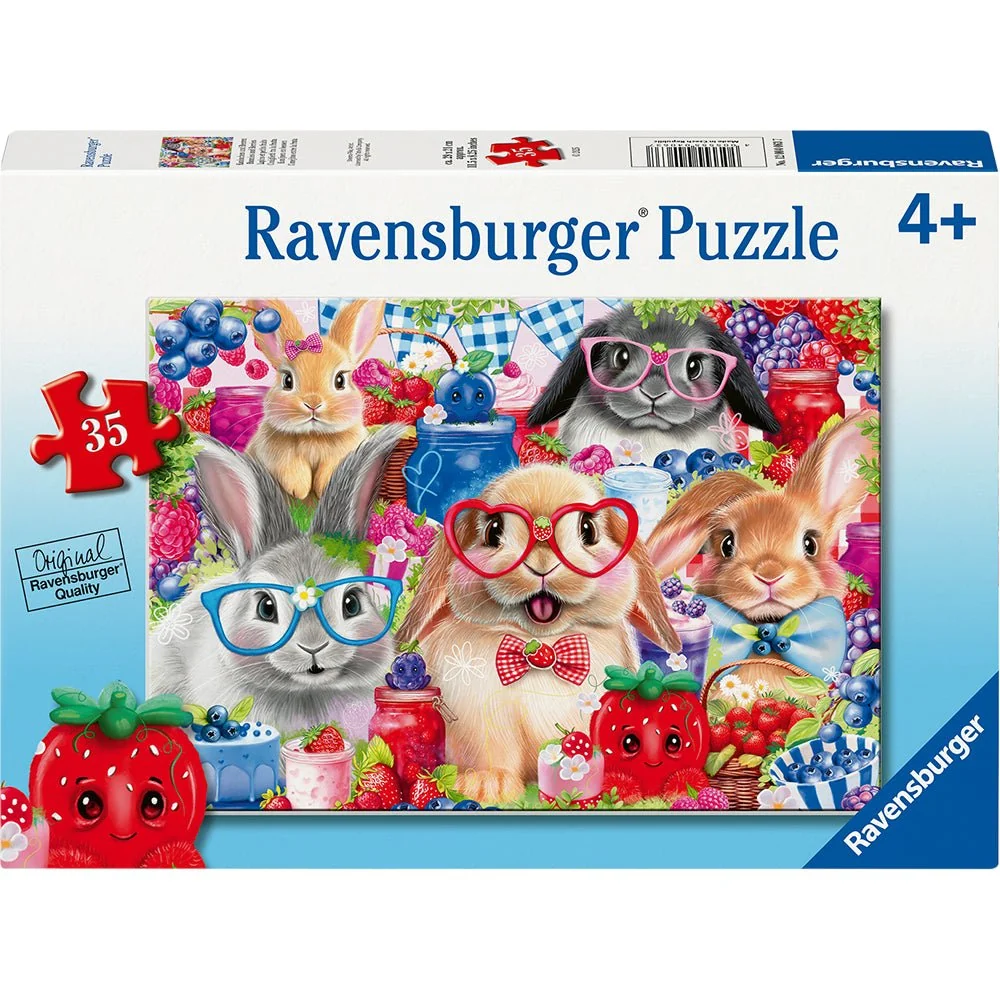 Ravensburger Bunnies Berries 35pc — Puzzle