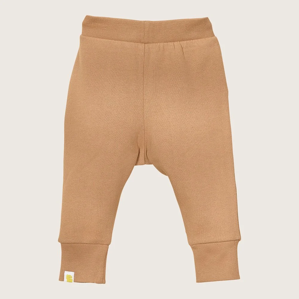 Rise Little Earthling Drop Crotch Jogger - Tannin / 3-6m — Pant - Image 6