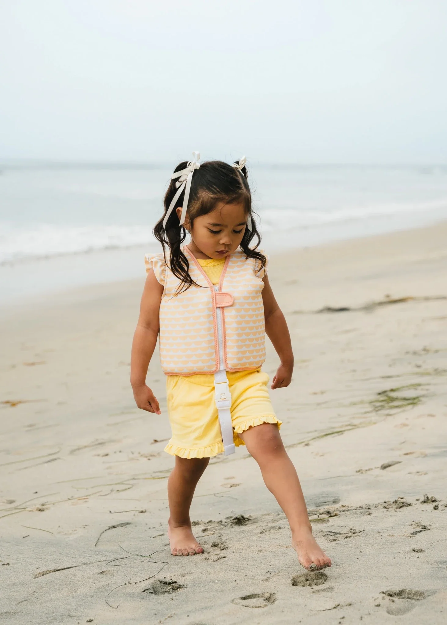 Coco Village Neoprene Kids Ruffle Swimming Vest – Gelato (4–6Y) — Catalog Product - Image 3