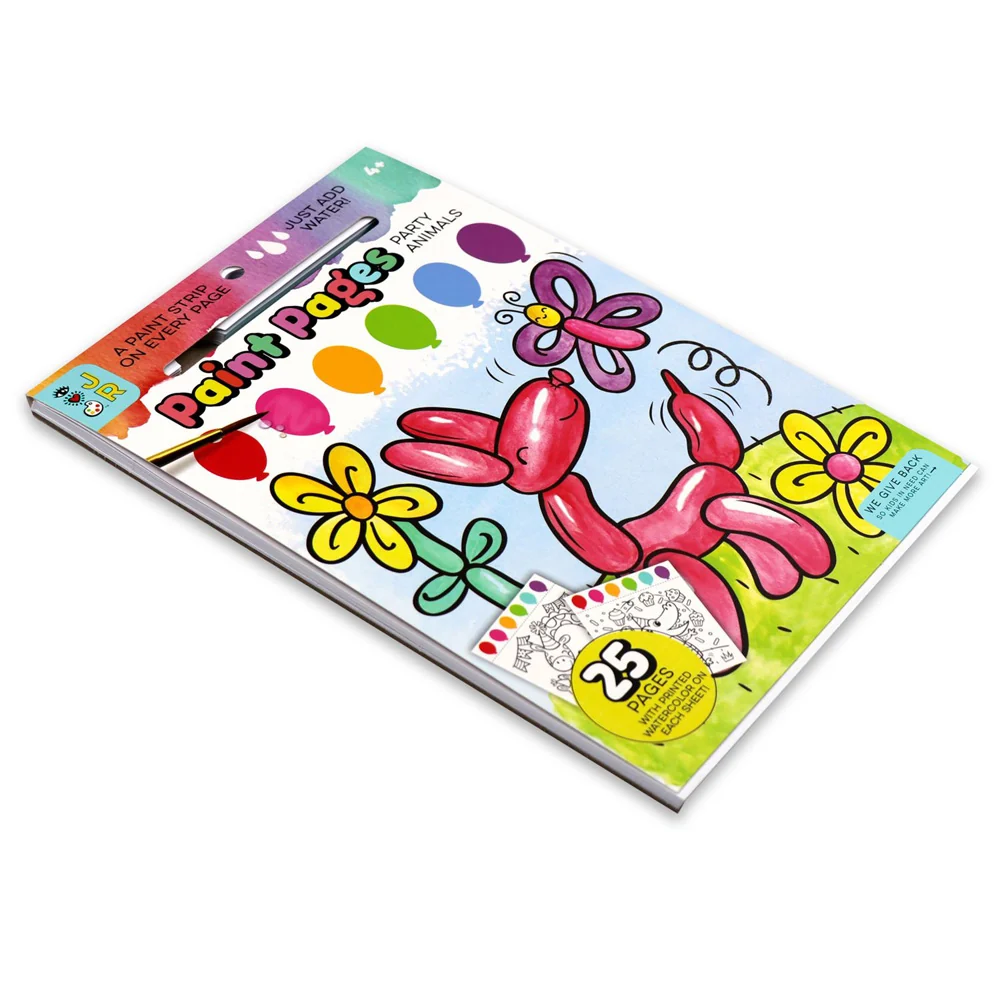 Bright Stripes Paint Pages: Party Animals — Art - Image 10