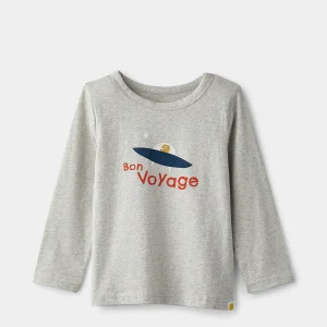 rise little earthling Long Sleeve Tee - Bon Voyage / 2-3y — Print