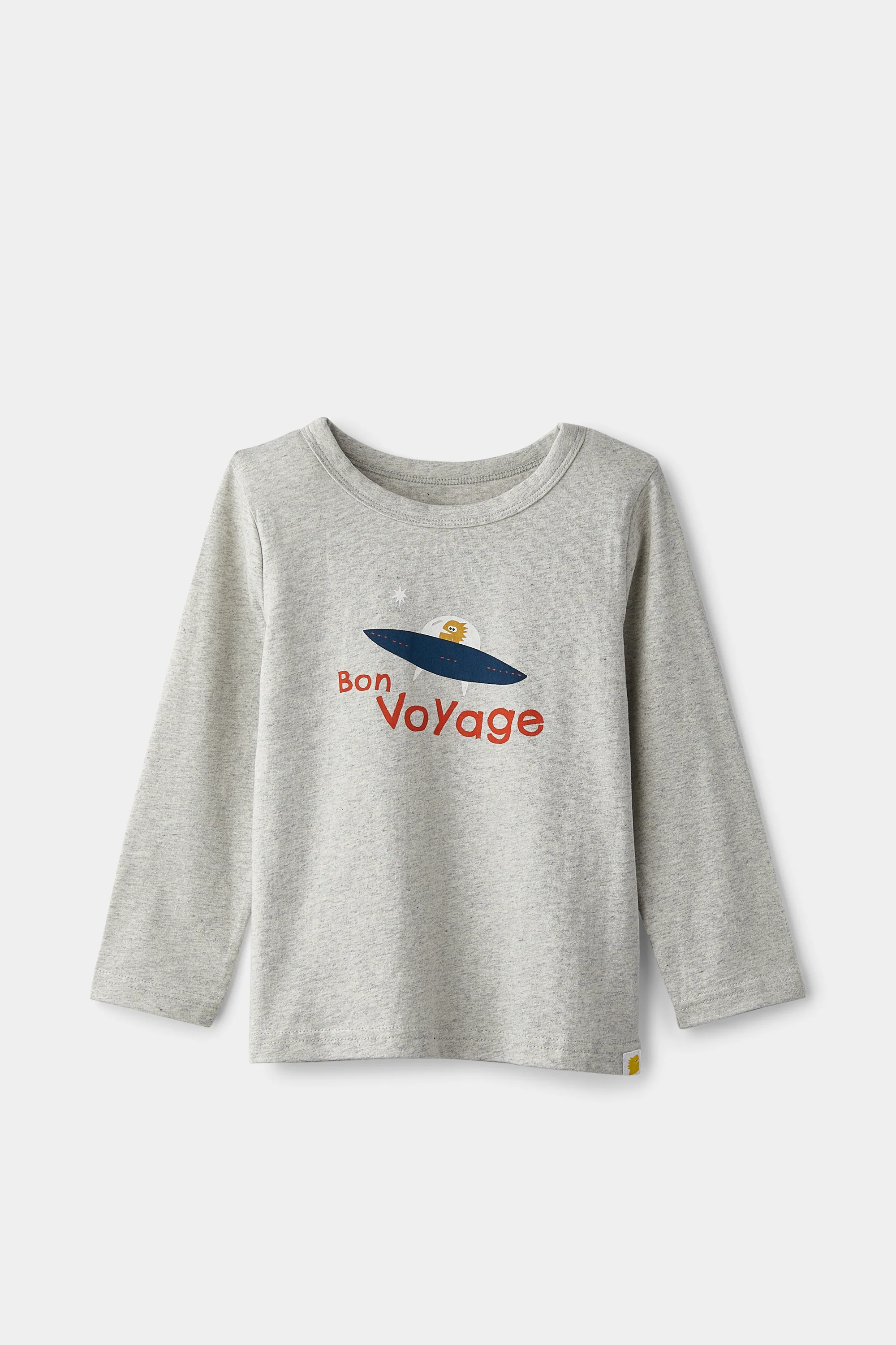 rise little earthling Long Sleeve Tee - Whisper Pink Planet / 2-3y — Print
