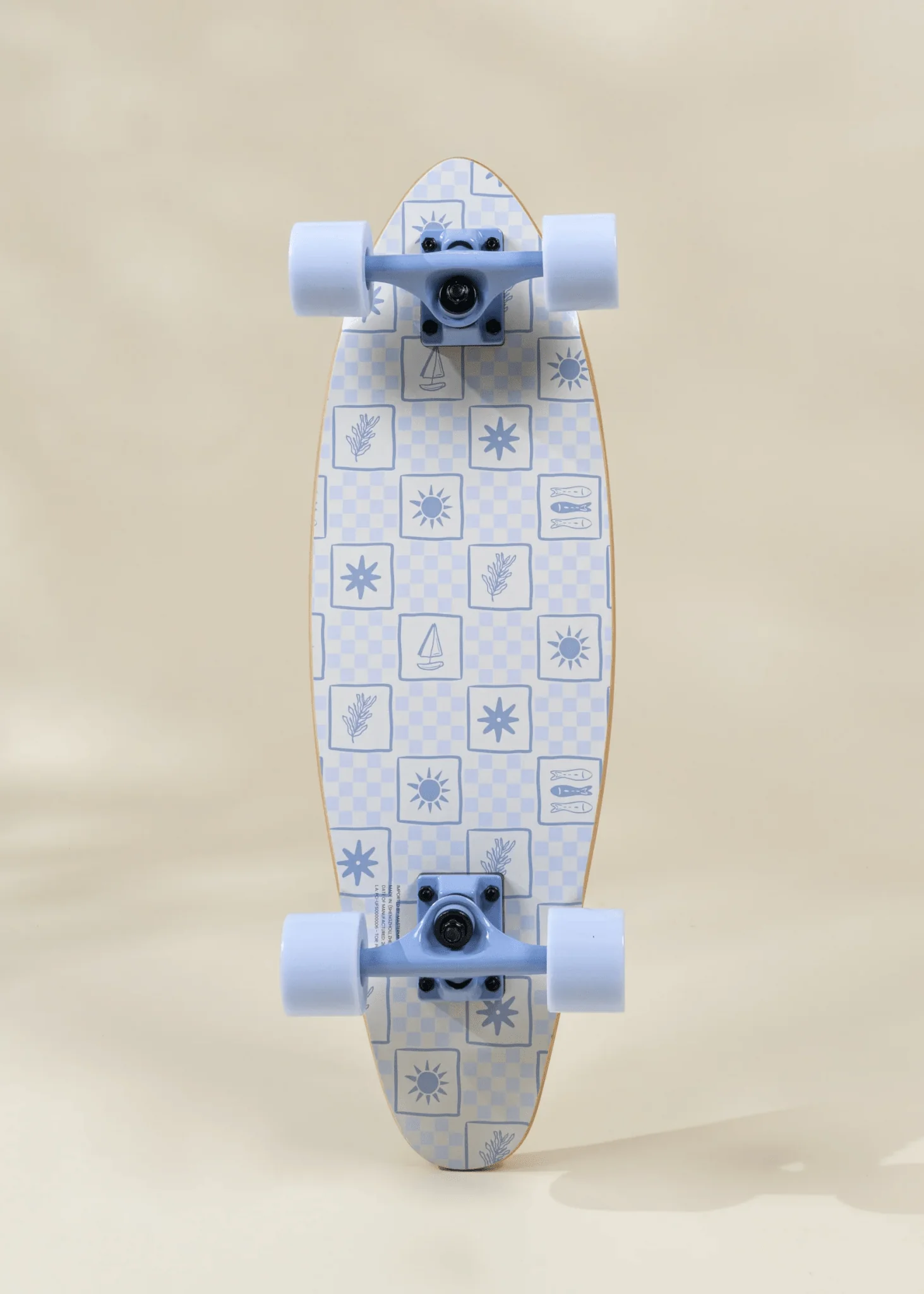 Coco Village Kids’ Wooden Pintail Cruiser Skateboard – Venice — Helmet - Image 3