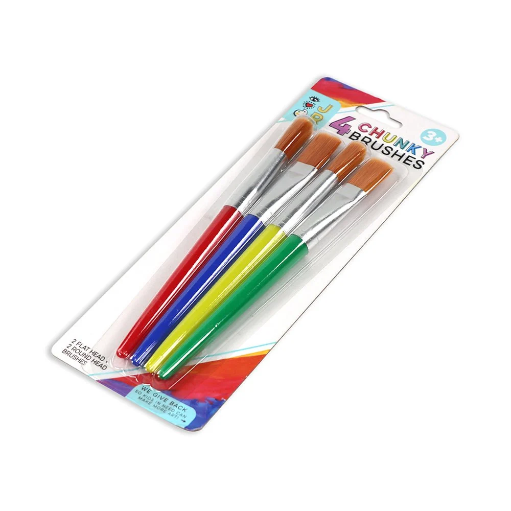 Bright Stripes JR 4 Chunky Brushes - Image 3