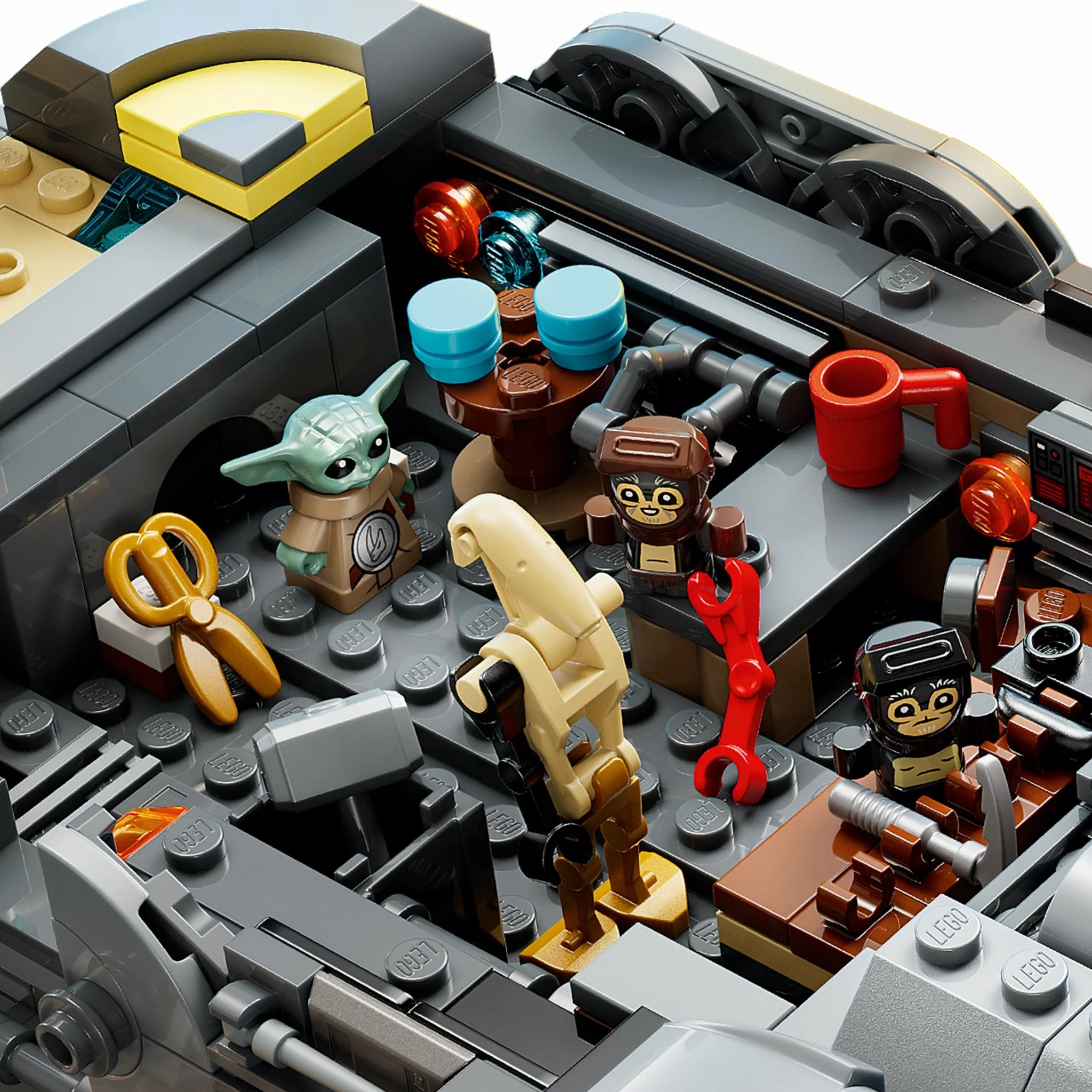 LEGO® Star Wars: The Mandalorian and Grogu Anzellan Starship 75445 — Toy - Image 4