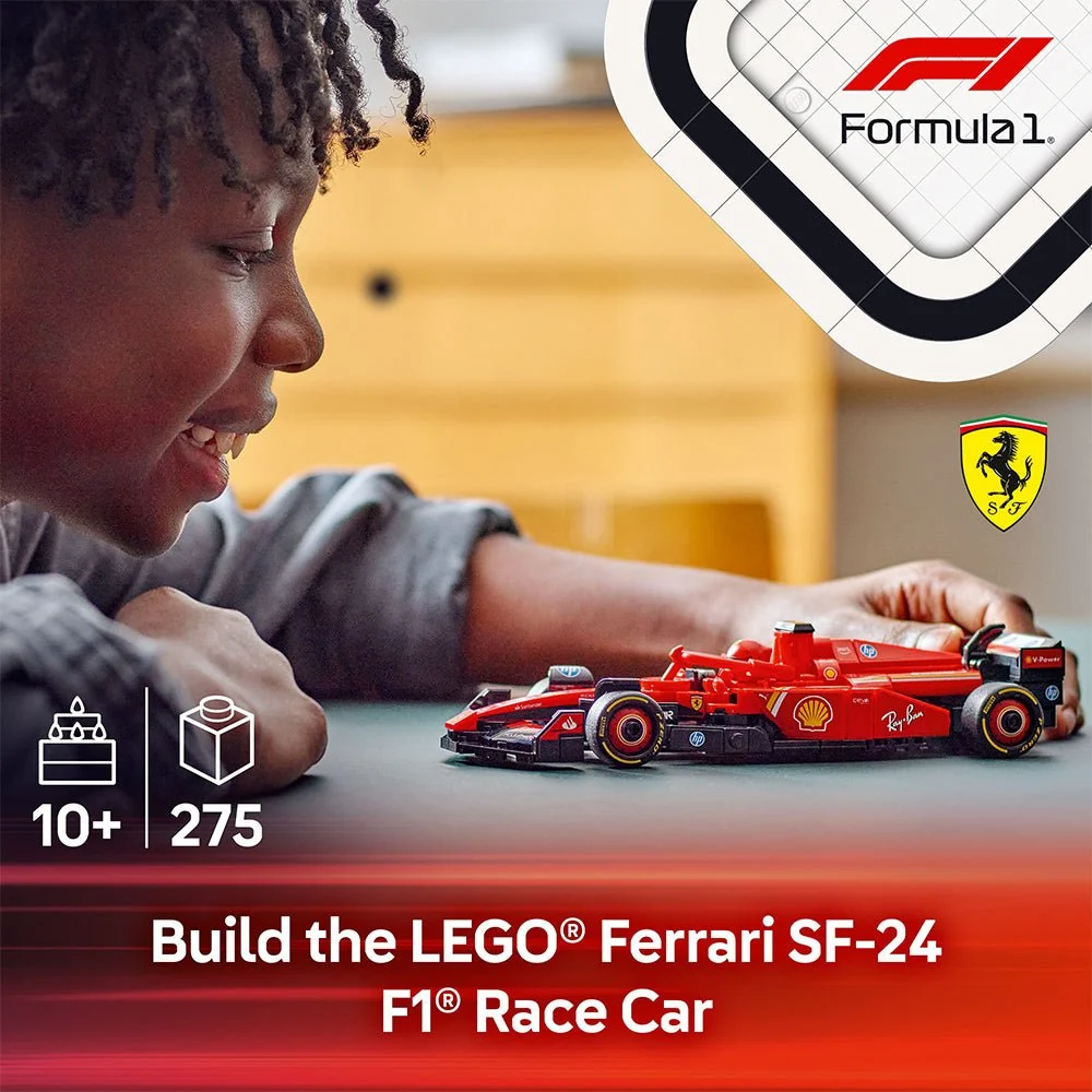 LEGO® Speed Champions Ferrari SF24 F1 Race Car77242 — Set - Image 2