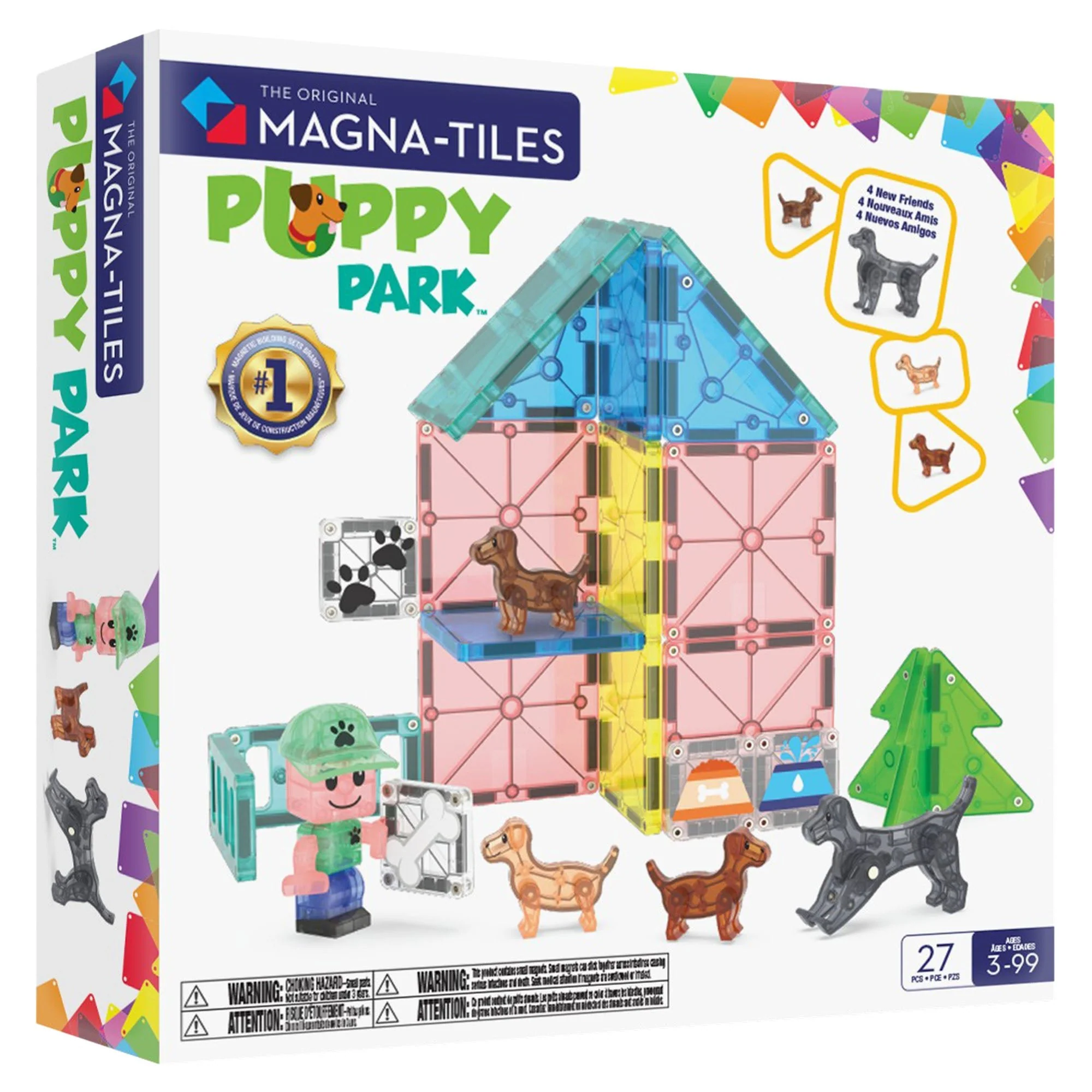 MAGNA-TILES® Puppy Park 25-Piece — Set