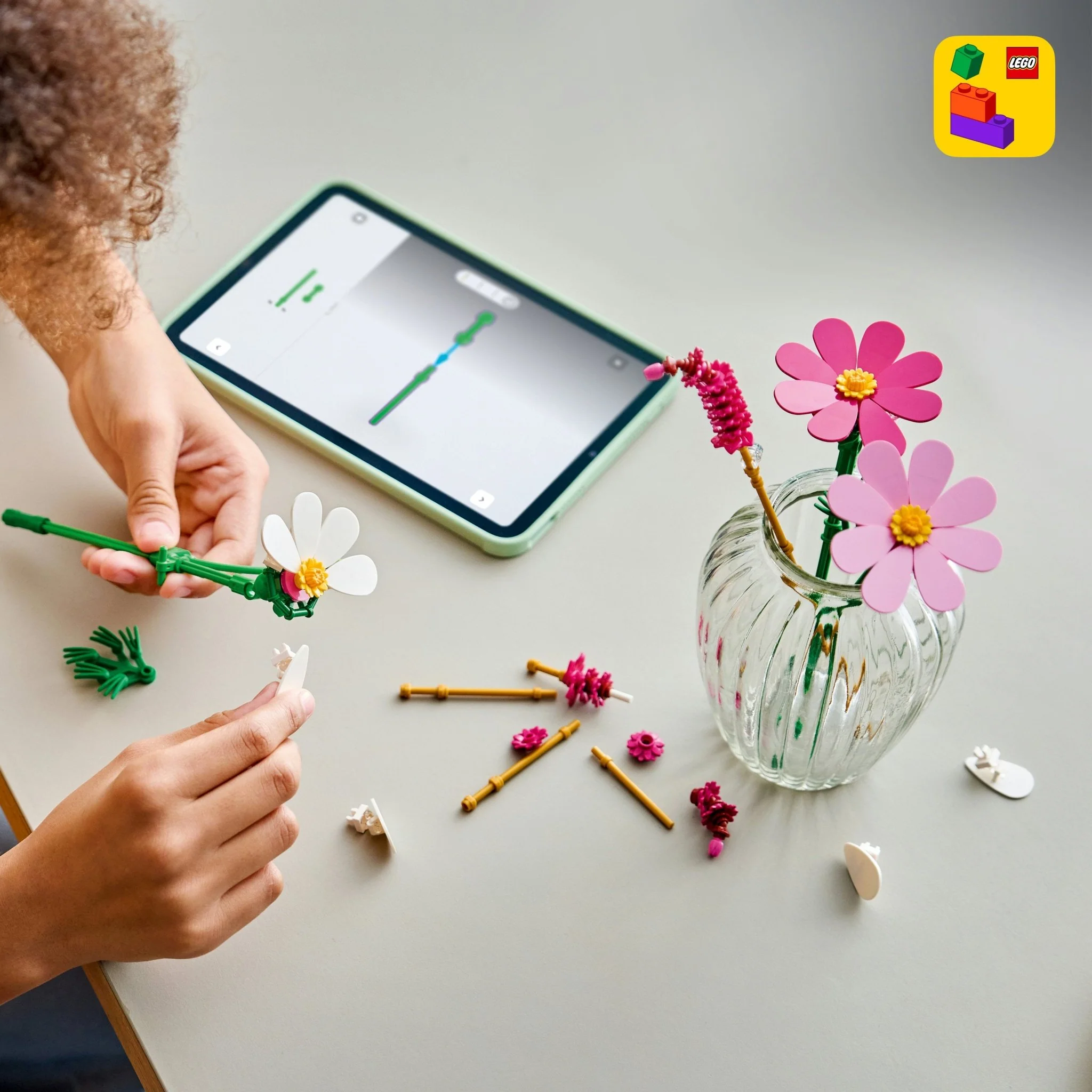 LEGO® Botanicals Cosmos Flowers 11514 — Toy - Image 5