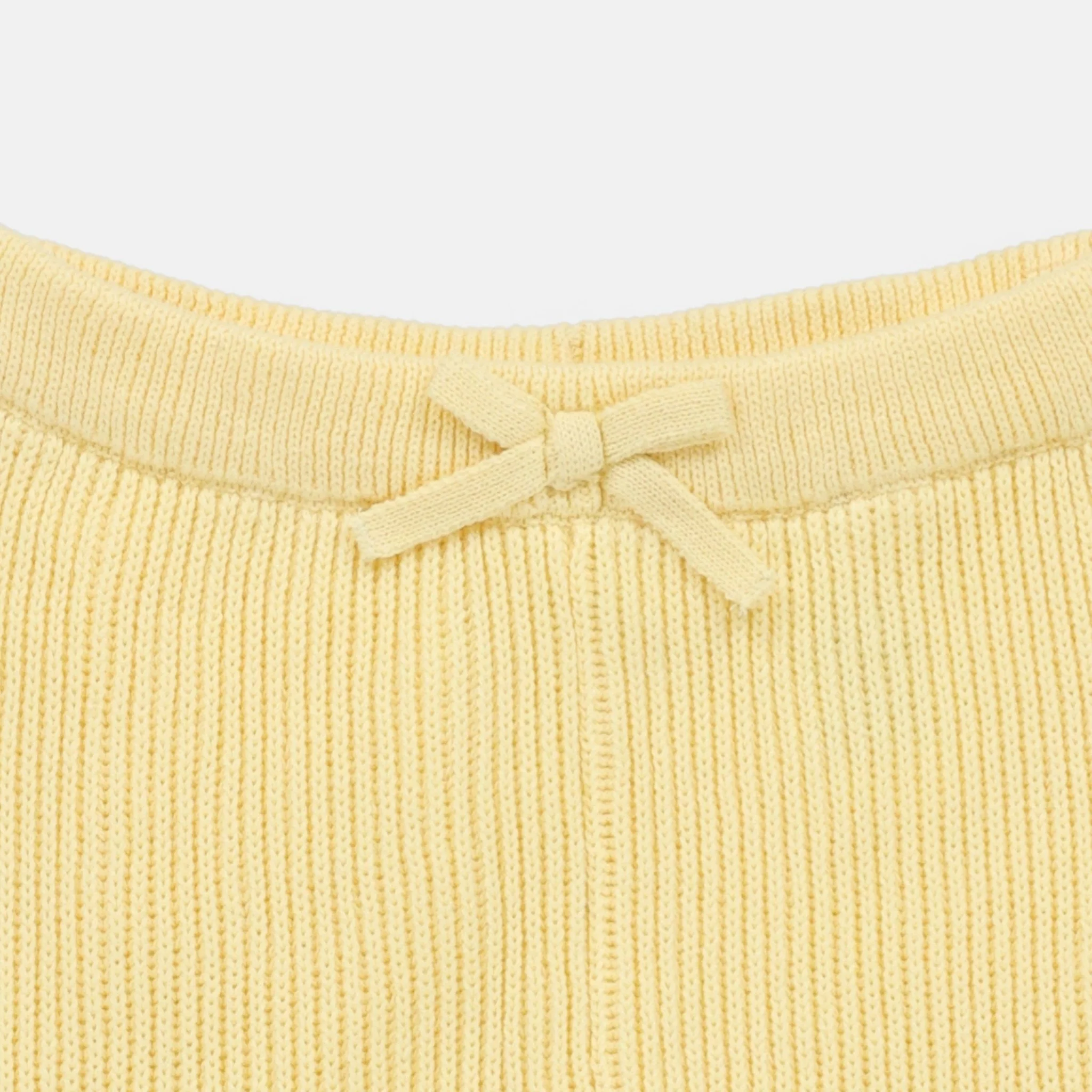 Rise Little Earthling Rib Knit Jogger - Yellow / 18-24m — Pant - Image 2