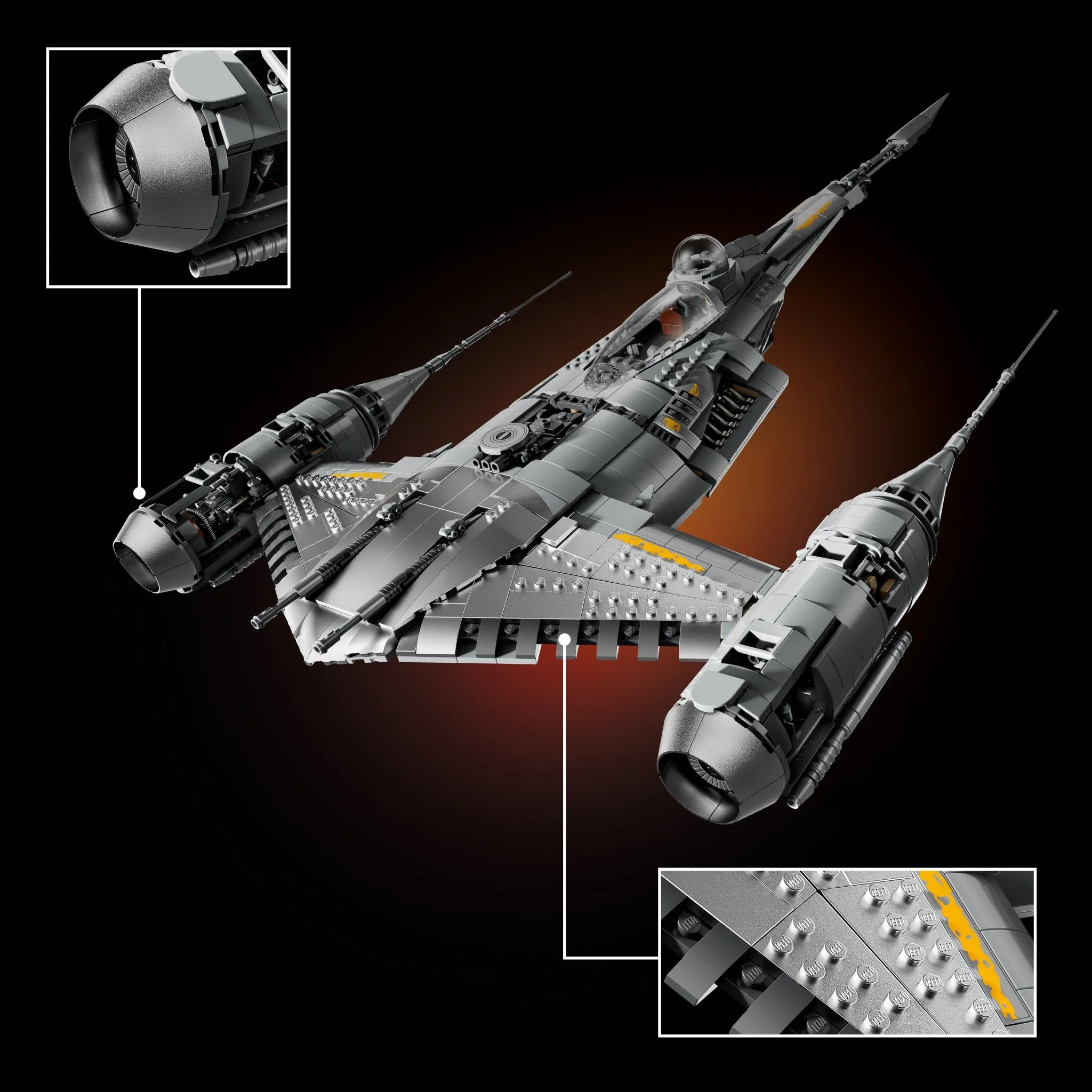 LEGO® Star Wars The Mandalorian's N-1 Starfighter 75442 — Vehicle - Image 2