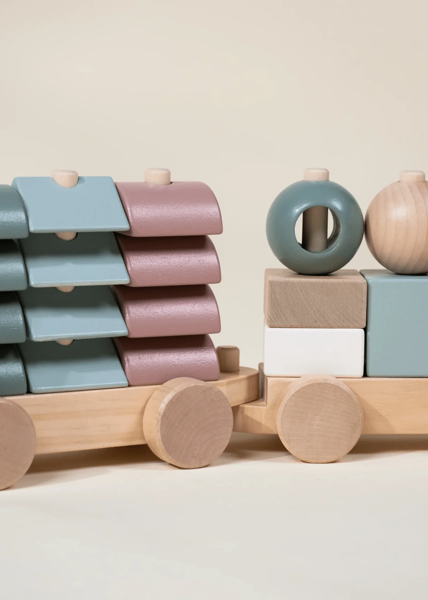 Coco Village Oversized Wooden Stacking Train — Toy - Image 2
