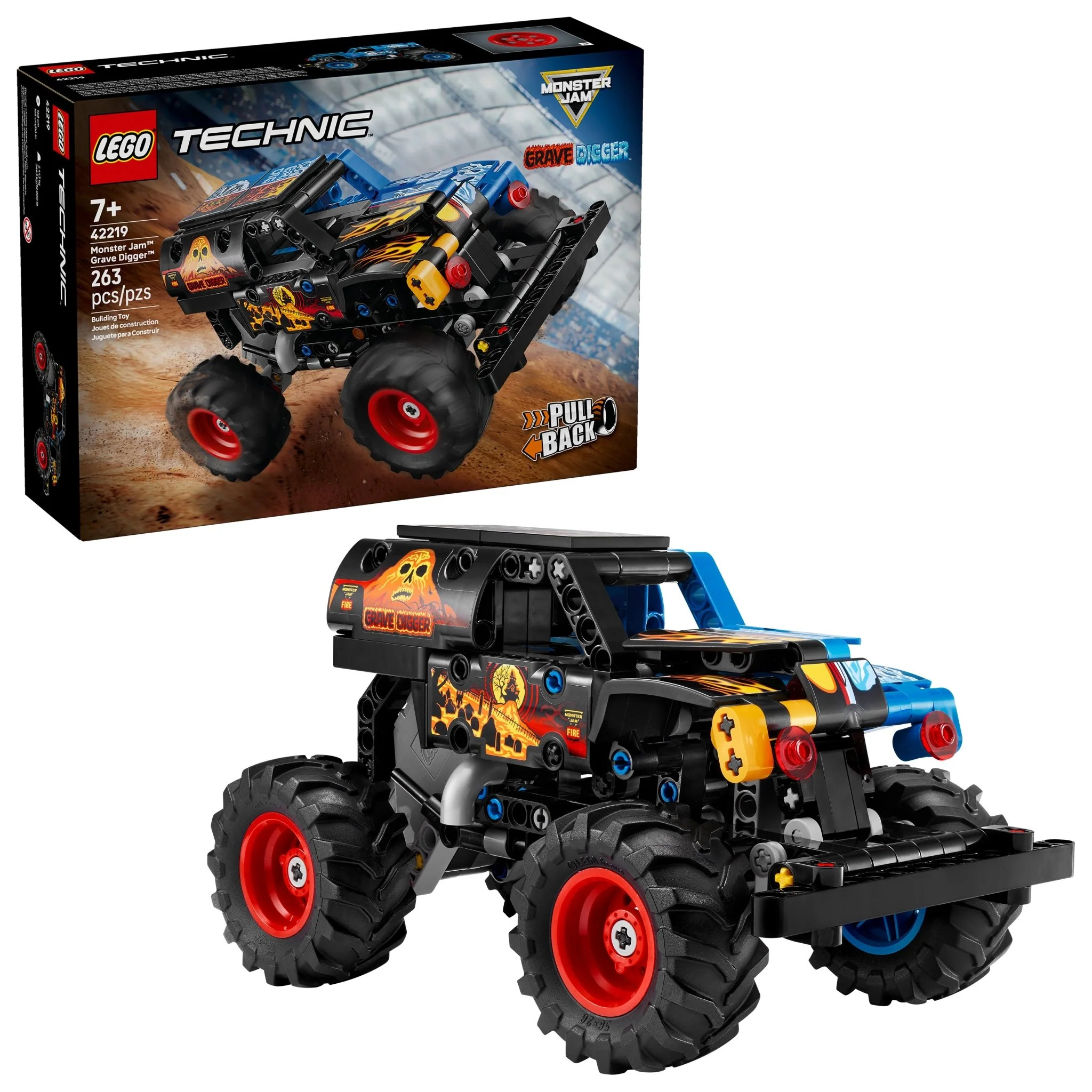 LEGO® Technic LEGO® Monster Jam Grave Digger Fire and Ice 42219 — Toy