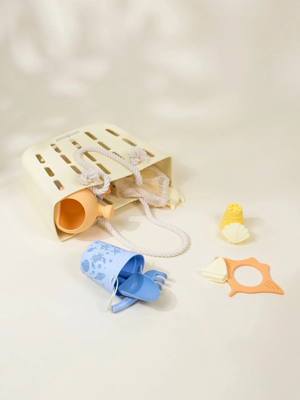 Coco Village Silicone Beach Bucket & Accessories (3 pcs) - Under the sea — Set - Image 3