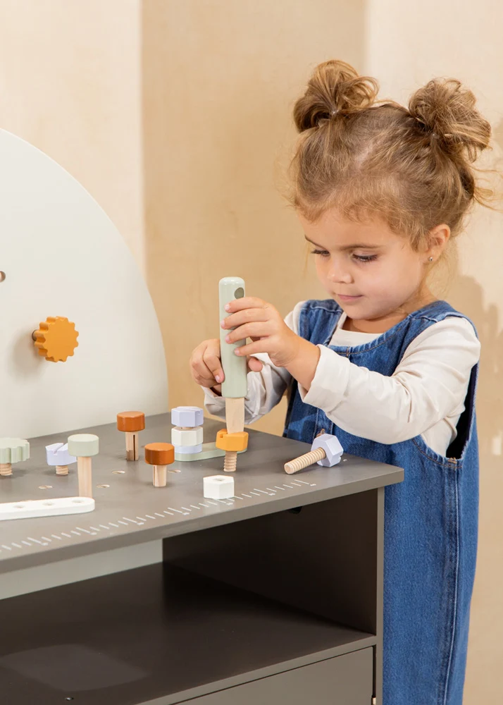 Coco Village Wooden Workbench Playset — Set - Image 36