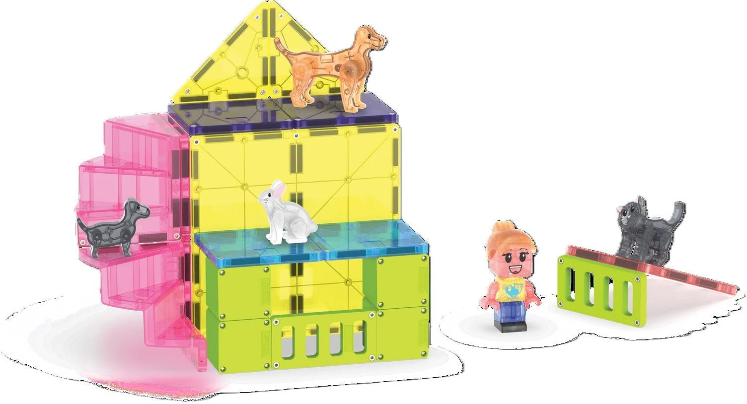 MAGNA-TILES® Pet Playhouse 50-Piece — Set - Image 4