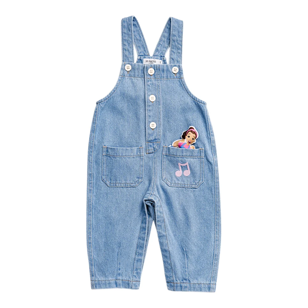 Ms.Rachel Signature Overall - Blue Stripe / 4-5y — Diaper - Image 4