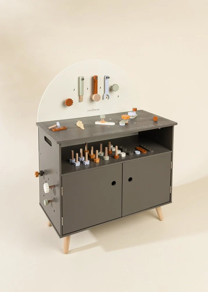 Coco Village Wooden Workbench Playset — Set - Image 2
