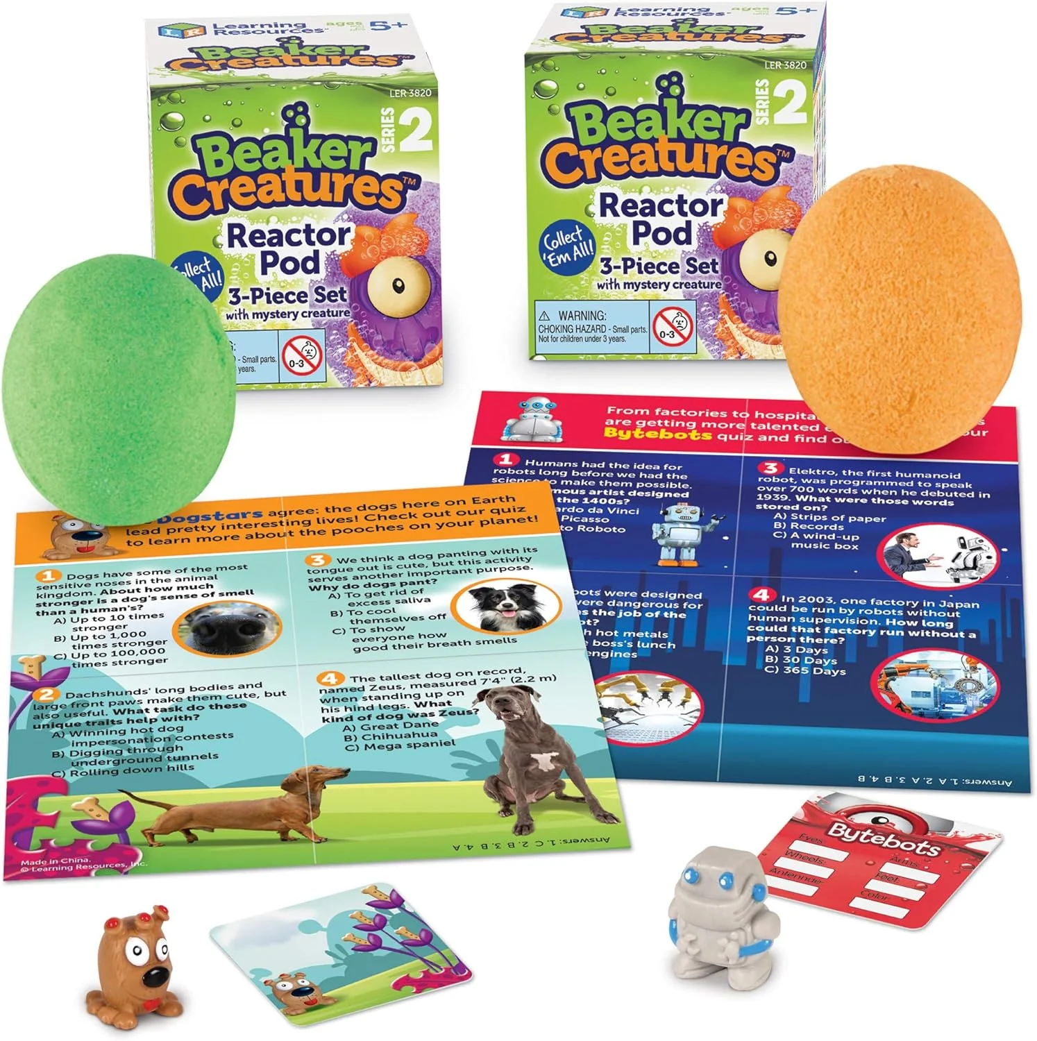Learning Resources Beaker Creatures® Reactor Pod 2Pk Series 2 — Card - Image 6
