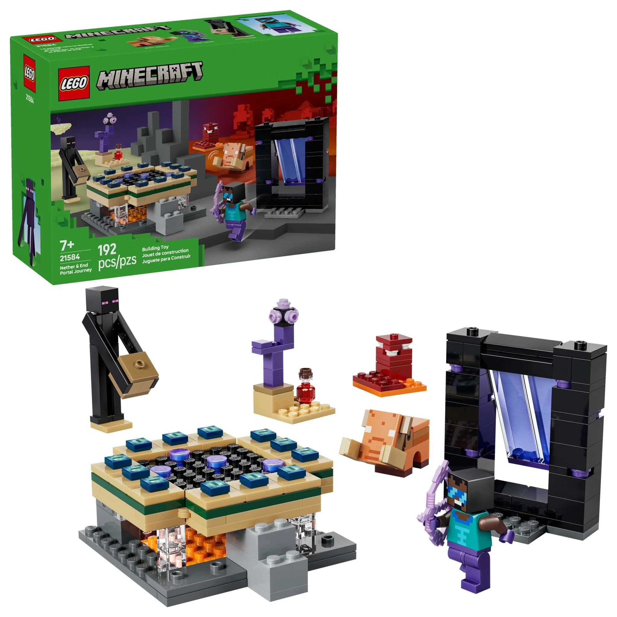 LEGO® Minecraft LEGO® Nether & End Portal Journey 21584 — Toy