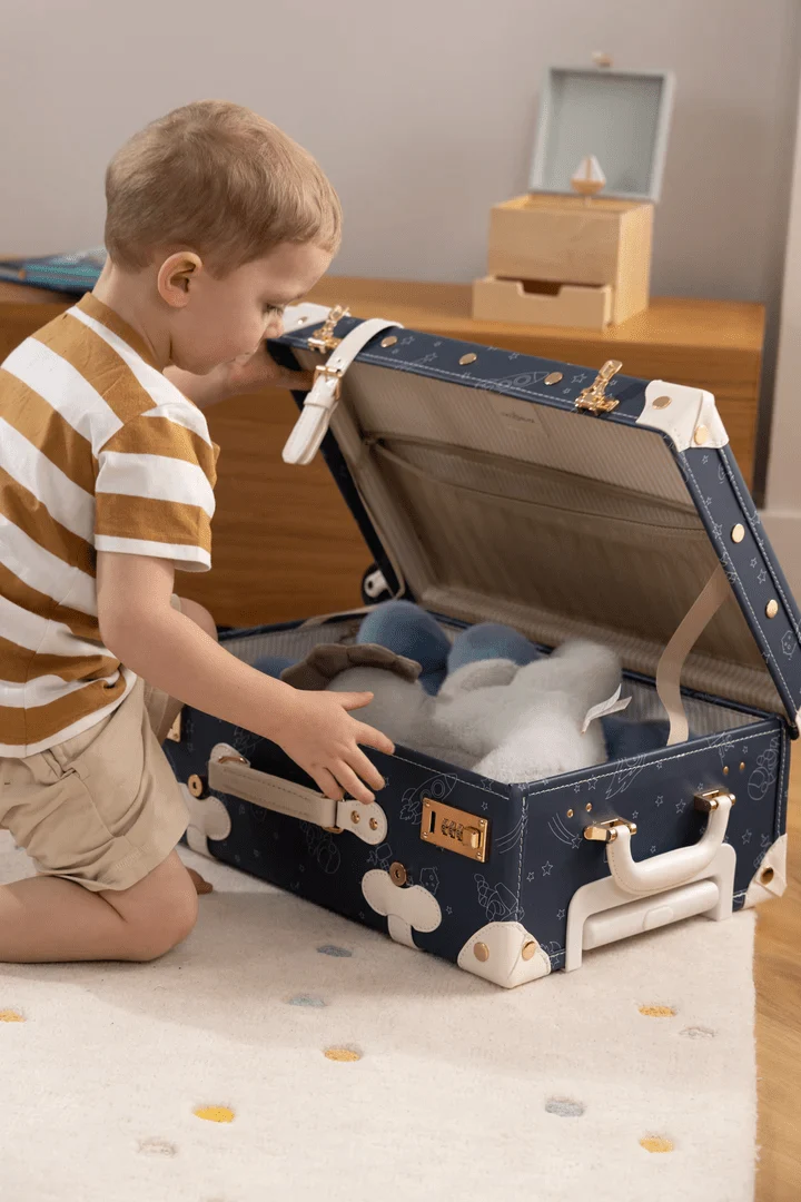 Coco Village Vegan Leather Carry On Suitcase Space — Tray - Image 2