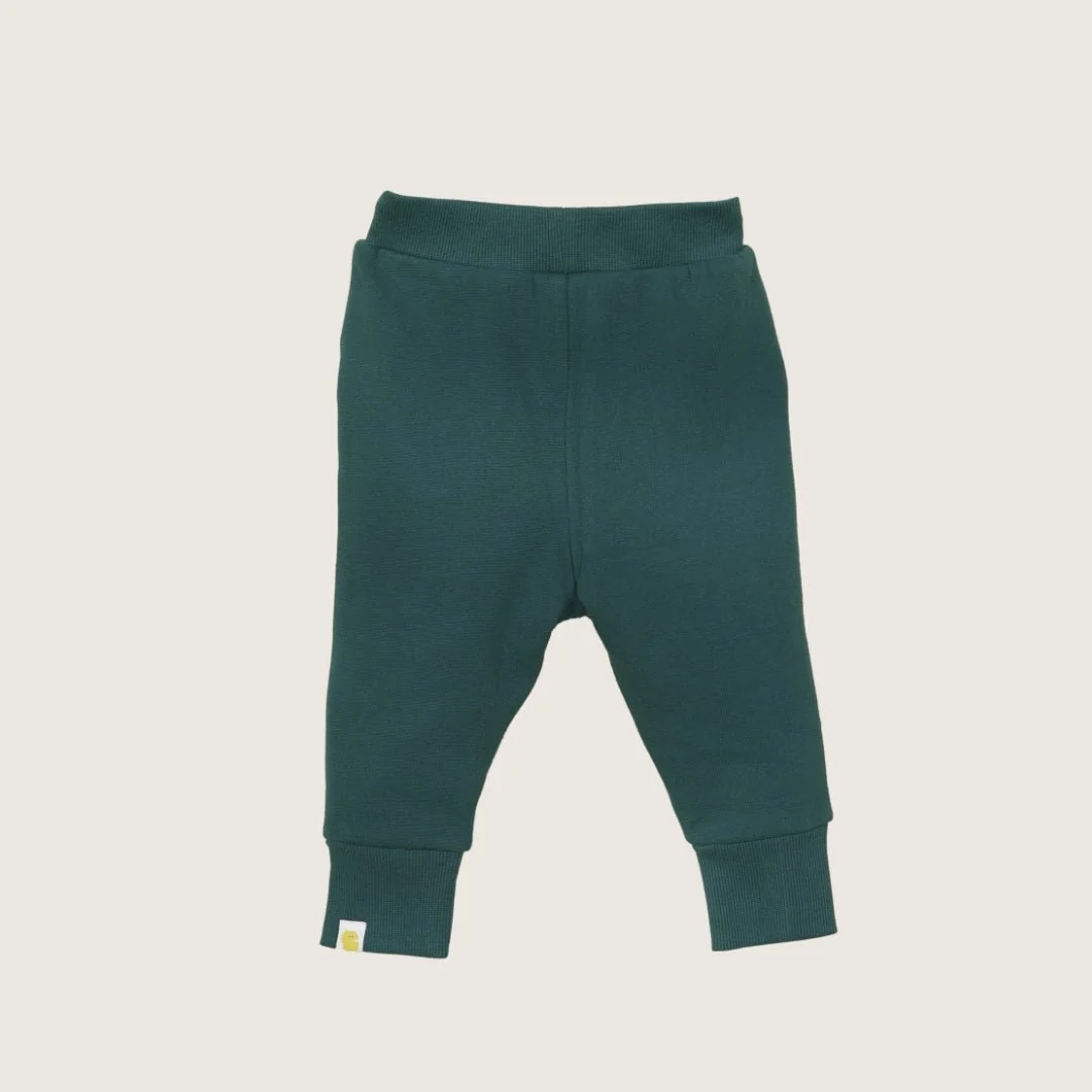 Rise Little Earthling Drop Crotch Jogger - Tannin / 3-6m — Pant - Image 12