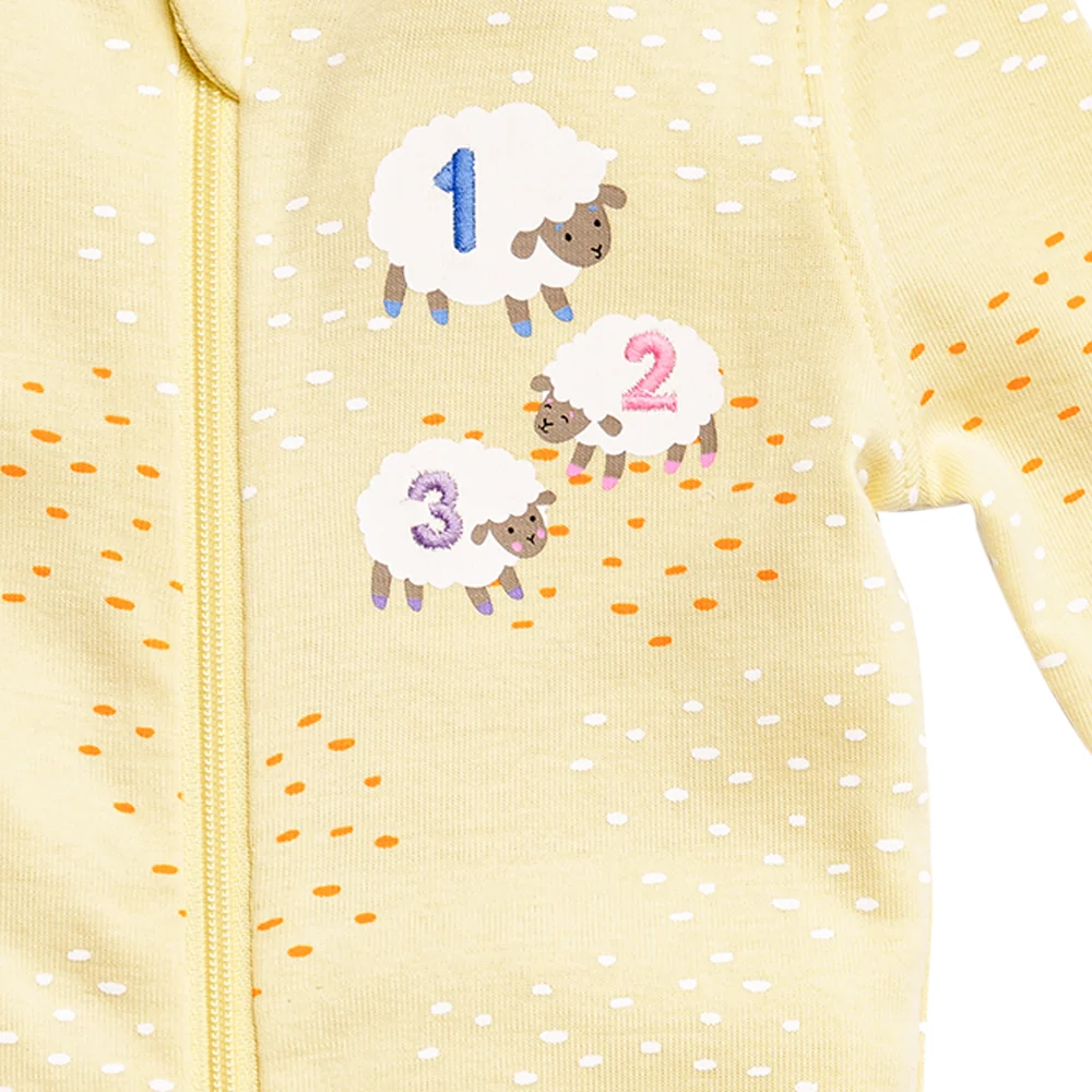 Ms.Rachel Sleeper MRF24SL01 - Blue Sheep / 3-6m — Diaper - Image 9
