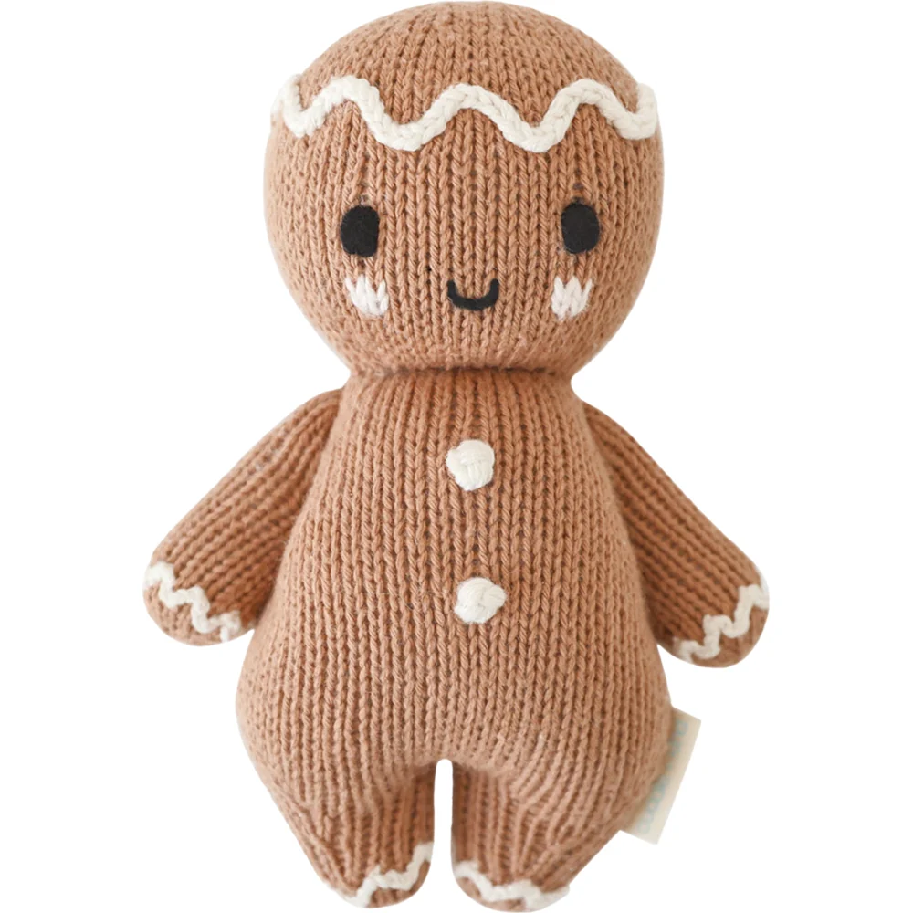 Cuddle + Kind Baby Gingerbread (Icing White) — Plush