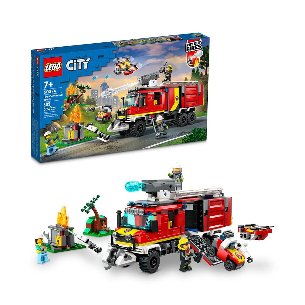 LEGO® City Fire Command Truck — Toy - Image 3