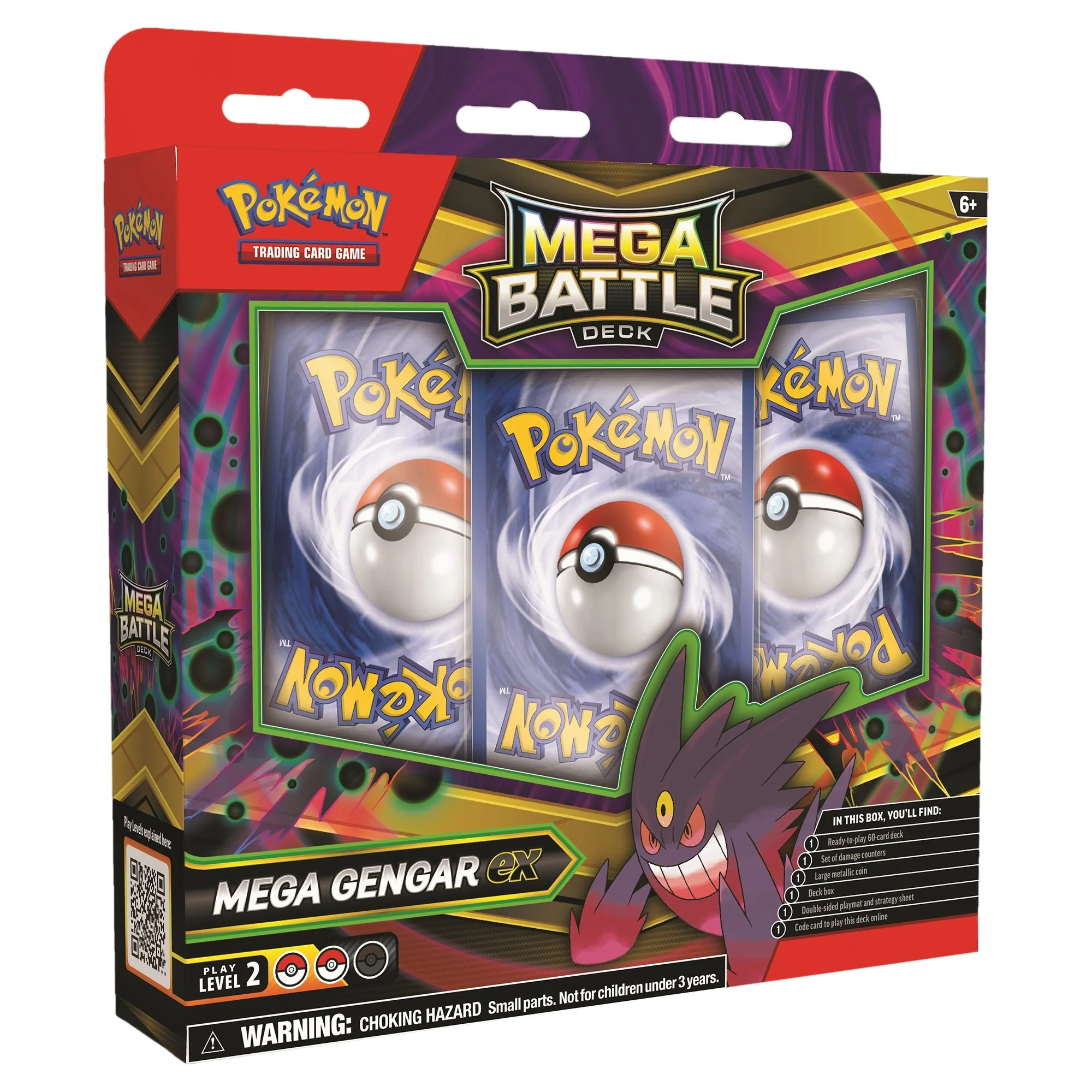 Pokemon Pokémon TCG: Mega Battle Deck - Mega Gengar ex/Mega Diancie ex — Box - Image 2