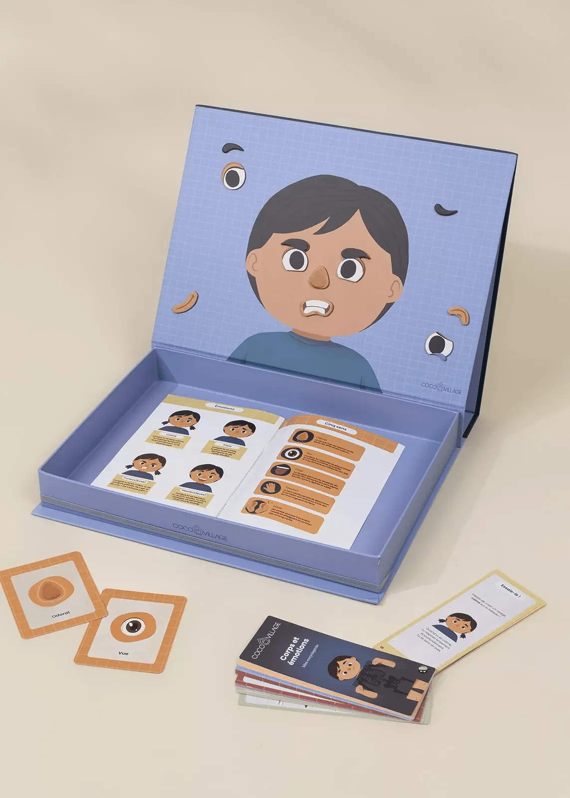 Coco Village Interactive & Magnetic Encyclopedia – Body & Emotions (English Version) — Set - Image 3