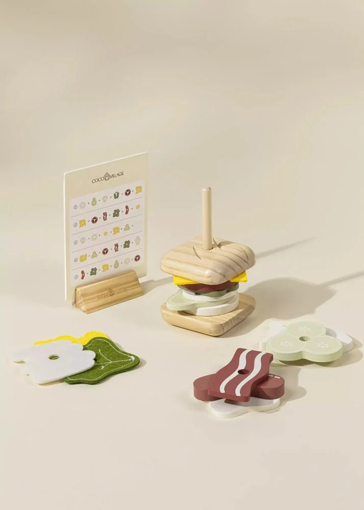 Coco Village Wooden Stackable Sandwich — Set - Image 2